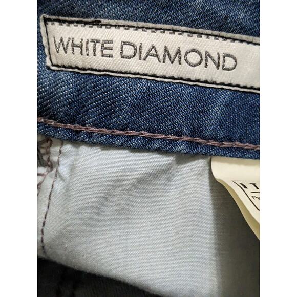 Just Cavalli Size 28 42 White Diamond Denim Jeans Spatter Splatter Bleach - Picture 6 of 10